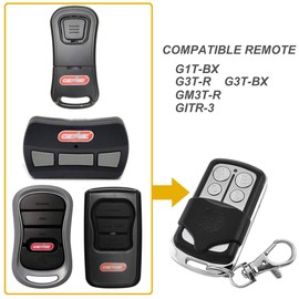 Garage Door Remote Replacement for Genie G3T-R G1T-BX GITR-3 GIT-1 GIT-2 GIT-3 - Overhead Door O1T-BX O3T-BX OCDTR-3 - Compatible with Genie Intellicode & CodeDodger Garage Door Openers