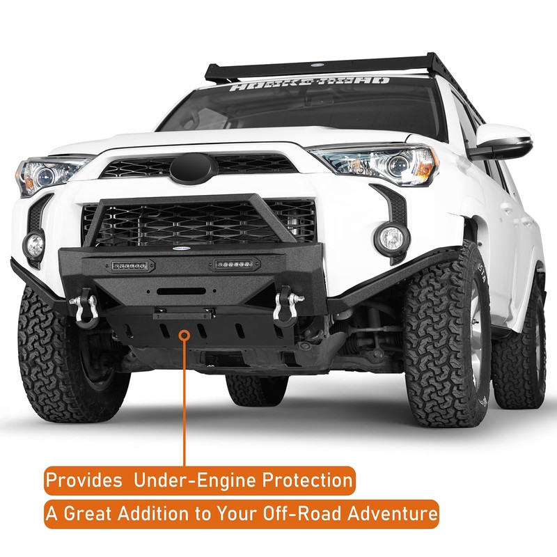 u-Box 4Runner Front Skid Plate Compatible Front Stubby Bumper for