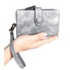 PofeeXIO Womens Small Bifold Leather Wallets RFID Ladies Wristlet with