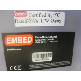 Embed Color-Glo v5.21 CTL-001 Reader Device Controller For Arcade Swiper W2B