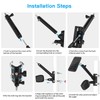 HOLACA 2-in-1 Mast Mount for Solar Panel, Eufycam 2c/2c Pro,