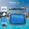 Sunrio 2024 Upgrade Transparent Blue Double Tanning Pool V3