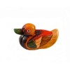 DMtse Feng Shui Wooden One Pair Mandarin Ducks for Love