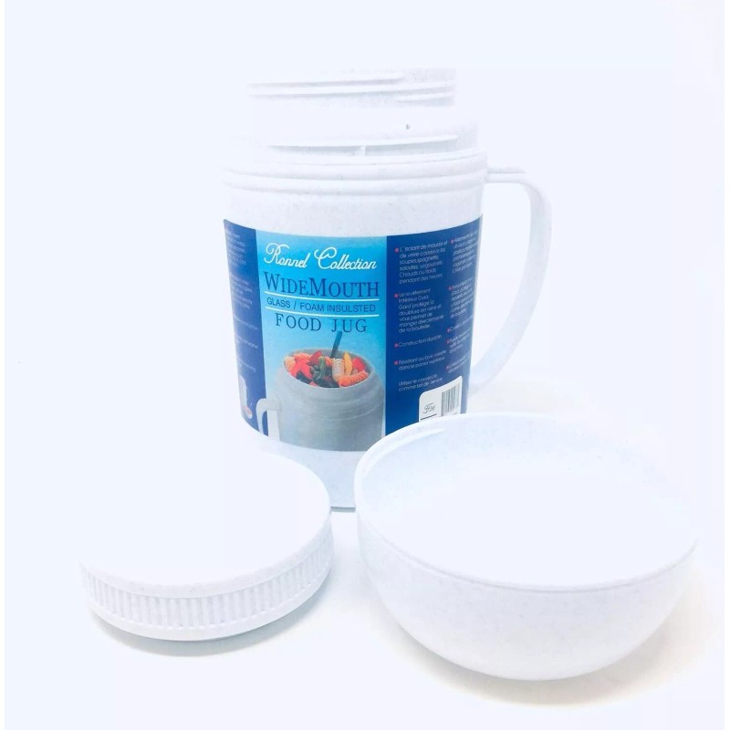 Thermos Hot/Cold .6-Ltr Vacuum Insulated Lunch Food Jug Flask Jar