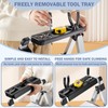 XinSunho 4 Step Ladder, Retractable Handgrip Folding Step Stool with