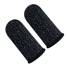 Unbranded 2Pcs Breathable Anti-Sweat Finger Sleeve Thumb For PUBG Phone/Tablet Game M
