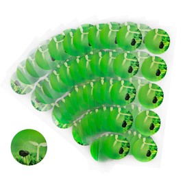 100pcs Seed Pot Labels Stickers, Round Peel and Stick Hydroponic Tags Garden Label Plant Grow Basket Label for Mark Plants and Understand Plant Growth