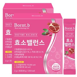 Bontbee Enzyme Balance Delicious Pomegranate Flavor 2 Boxes / 본트비 효소 밸런스 맛있는 석류맛 2박스