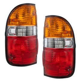 For 2001 02 03 2004 Toyota Tacoma Pair Rear Tail Lights Driver and Passenger Side Set TO2800139 TO2801139 | 81560-04060 81550-04060