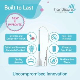 Handisure Child Door Safety Door Pinch Guard. Automatic, Hinge & Lock Side Safety, Reli...