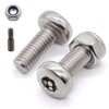Glvaner (20 Sets) M6 x 16mm Pan Torx Head Tamper