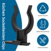 Kitchen Skirting Clips, Pack of 20 Strip Clips for Skirting