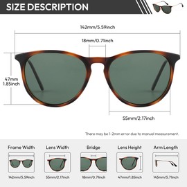 EFE Sunglasses Men Women Polarised Rectangular Sunglasses Unisex Retro Classic Vintage Polarised Glasses UV400 Protection Classic Sunglasses Square for Driving, Sge20121-c1-mre