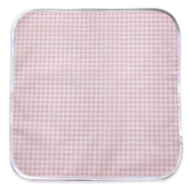 Panini Tessuti, Bib Holder Made of Pure Cotton Terry Cloth with Elastic Band for Feeding Lunch Snack in Nursery Size 28 x 33 cm Fancy Astronauts, pink