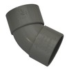 Solvent Weld Grey 50mm (56mm) Waste Pipe 45 Degree Bend