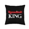 Rummikub King Logo With Royal Crown Throw Pillow