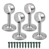 cailiya Pack of 4 Curtain Rods Bracket, Adjustable Ceiling Bracket,