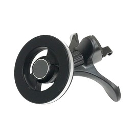 bitstrong 2024 Advanced Clip & Maximum Stability: Car Smartphone Holder, Air Conditioner Vent Compatible with MagSafe Super Strong Magnets, Magnetic Ring Included, 24 Magnetic Type, Black, Freely
