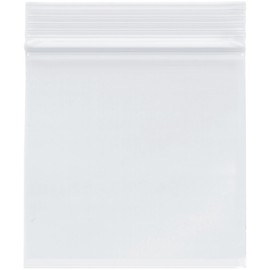Plymor 4" x 4" (Pack of 200), 2 Mil Zipper Reclosable Plastic Bags