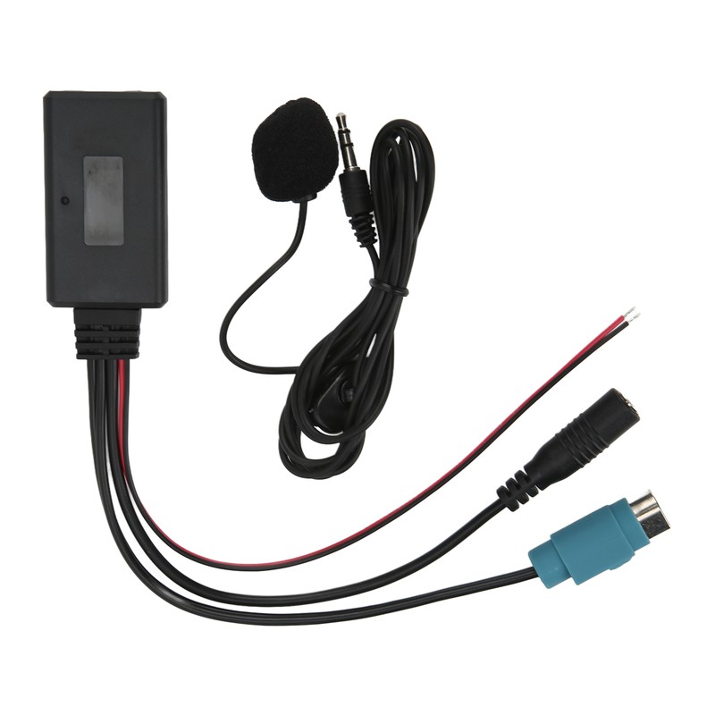 Car Bluetooth5.0 AUX Module Handsfree Mic ABS Wearproof Antiaging for