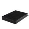 4 Compartments Leatherette Valet Tray Desk Dresser Top Organizer Box