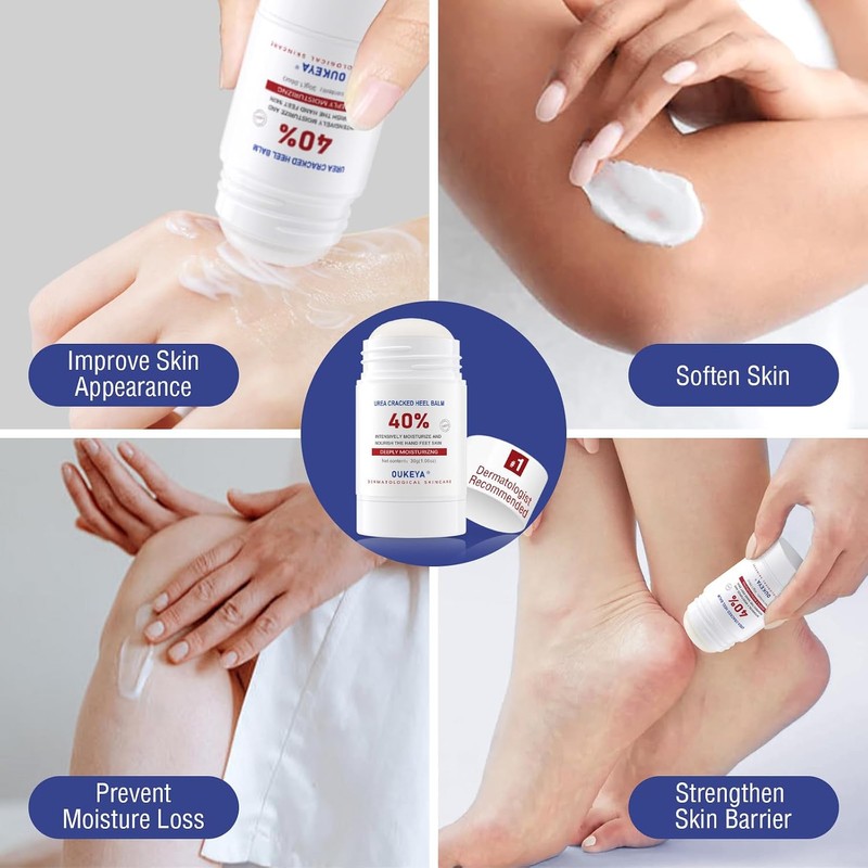 OUKEYA Barra de Urea 40% Hidratante de Aplicación Directa 30g