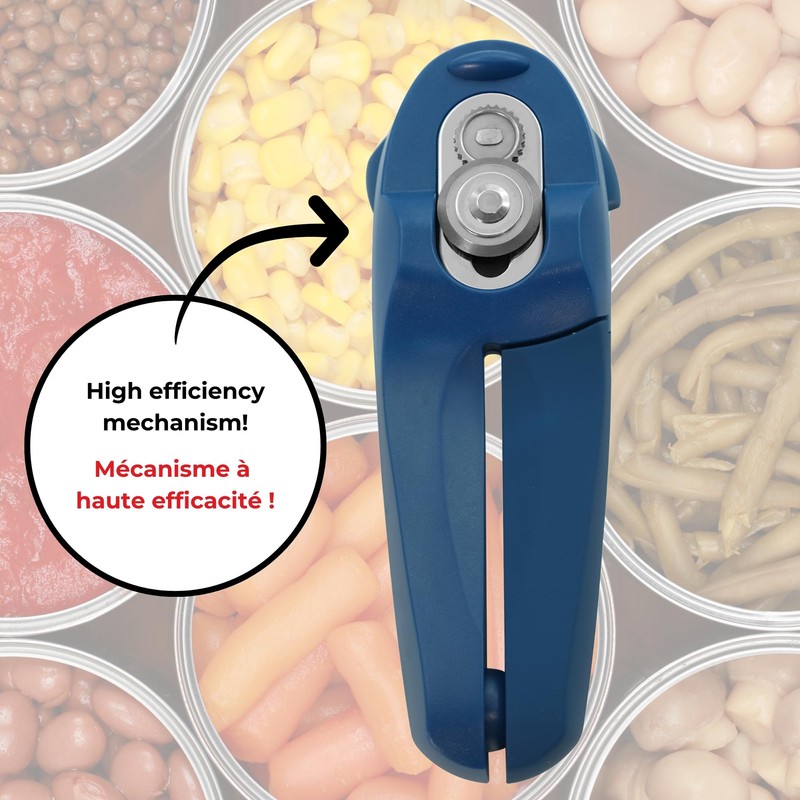 Starfrit MightiCan Can Opener - Safe - Holds Lid and