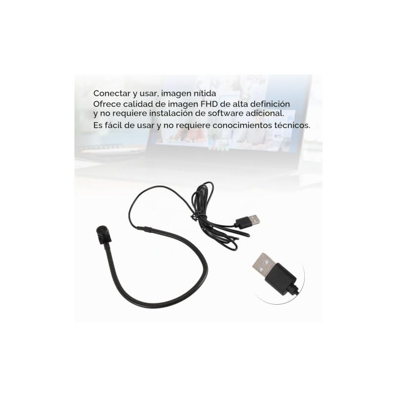 Cámara Web Central USB 1080P de Bewinner, Enfoque Fijo, Micrófono