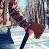 MEROURII Axe Head Holster,Axe Blade Cover ​Leather Adjustable Hatchet Protectors
