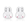 Hypoallergenic 925 Sterling Silver Animals Mushroom Stud Earrings Dog Bunny