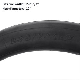 RUTU 2.75/3.00-19 Inner Tube,Heavy Duty Dirt Bike Tube for CRF 100F 125FB 150F 450R KX Surron Light Bee X UltraBee Talaria Off Road Motocross Motorcycle with TR4 Valve 2Pcs
