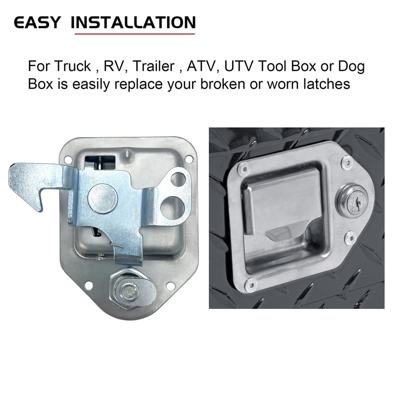 Toolbox RV Handle Latch Stainless Steel Tool Box Latch Paddle