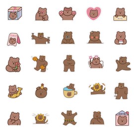 50PCS Kuromi Cartoon Stickers for Water Bottle Laptop Cute Vinyl Stickers Pack for Child Girls