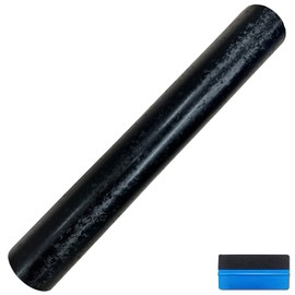 LZLRUN LZLRUN Forged Matte Carbon Fiber Black Vinyl Wrap Roll Air Release Sticker Sheet Film DIY Decal Car Auto Vehicle Morotcycle Self Adhesive - 1ft x 10ft