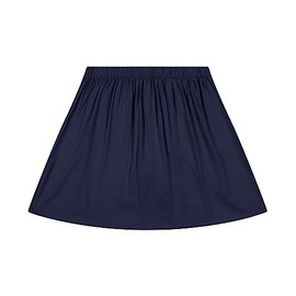 Nautica Girls' Big School Uniform Pull-On Scooter, Skirt with Undershorts, Elastic Waistband, Soft & Comfortable Material, Navy, 12