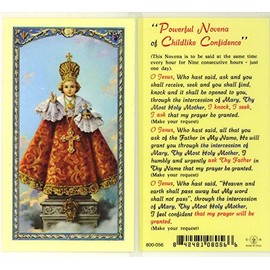 WJ Hirten E24-770 Powerful Novena of Childlike Confidence Holy Cards