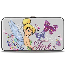 Buckle-Down Women's Hinge Wallet-Tinker Bell, Tinker Bell, 7" x 4", Hinge Wallet - Tinker Bell
