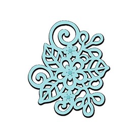 Sweet Dixie Floral Motif Die, Metal, Grey