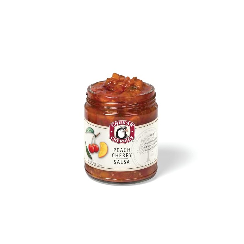 Chukar Cherries Peach Cherry Salsa (Pack of 1)
