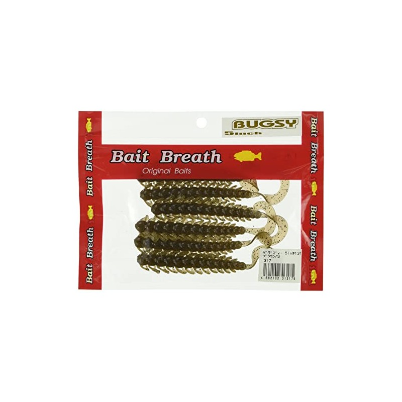 Bait Breath(ベイトブレス) ワーム バグズィー5.0 #131 ブラウン/シード