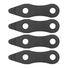 EAORBD S Hook Keeper Rubber S-Hook Retainer for Trailer Tow Hook Holder, Safety Chain Hook Keepers (Fits 3/8" S 4-Pack)