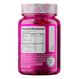 Solanum Belabear Colágeno + Biotina Vit. A, C, D3, Acido Folico 60 Gomitas Sabor Fresa