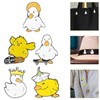 EXCEART 1 Set of Cartoon Animal Enamel Pins Cute Ducks