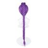 Dark Purple Long Braided Cosplay Wig, Heat Resistant Anime Hair