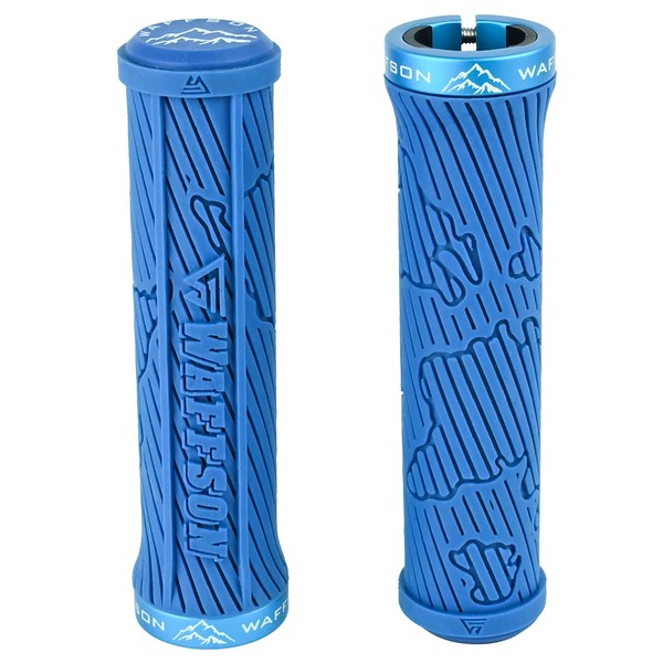 WFS World Map MTB Lock-on Grips – Single Clamp Ergonomic