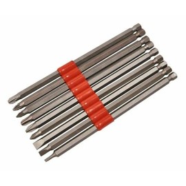 9PC Assorted Screwdriver Power BITS Adaptor 150MM Extra Long Power BIT Set