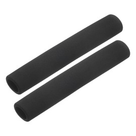sourcing map 2pcs Foam Tubing for Handle Grip Support, Pipe Insulation, 25mm(1 Inch) ID 35mm OD 195mm Black