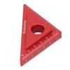 45/90 Degree Aluminum Alloy Angle Ruler High Accuracy DIY Woodworking