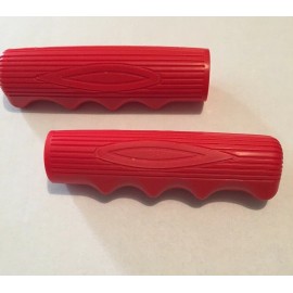 Schwinn BICYCLE BIKE GRIPS SCHWINN TYPE RED VINTAGE CRUISER STINGRAY