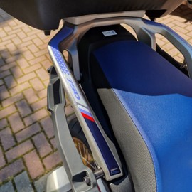 Resin Bike Motorcycle 3D Stickers Compatible with Honda Transalp XL 750 2023. Handles Passenger Protection from Impact and Scratches. Resin Stickers - Gadget Moto